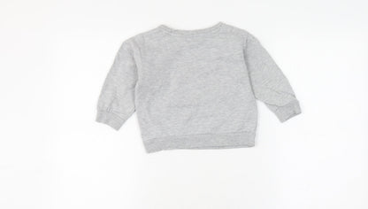 Disney Boys Grey Sweatshirt 2-3 Years Graphic Pullover