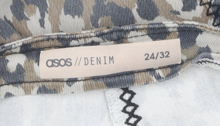 ASOS Girls Multicoloured Animal Print Trousers Size 6
