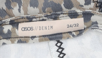 ASOS Girls Multicoloured Animal Print Trousers Size 6
