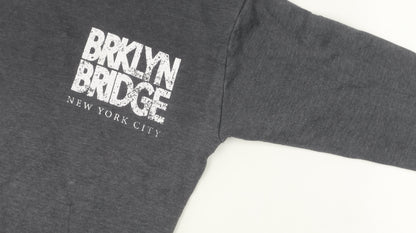 New Look Girls Grey Pullover Sweatshirt 12-13Y Graphic Print