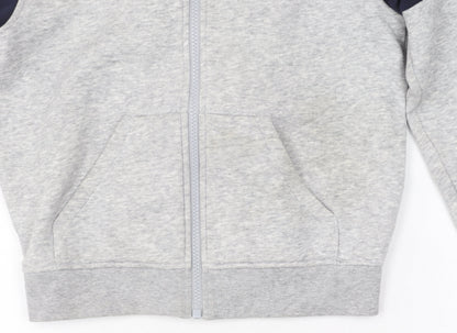 Lacoste Boys Grey Full Zip Hoodie - Size 10