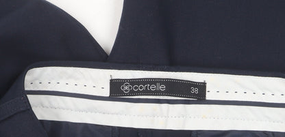 Cortelle Women's Blue Straight Trousers Size 10