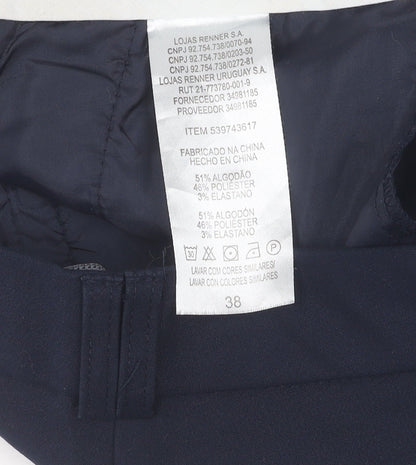 Cortelle Women's Blue Straight Trousers Size 10
