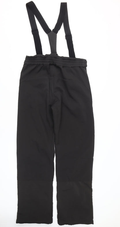 ttH Men's Black Snow Pants L - Waterproof, Ski Ready