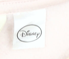 Womens UK Size M Disney Pink Pullover Hoodie