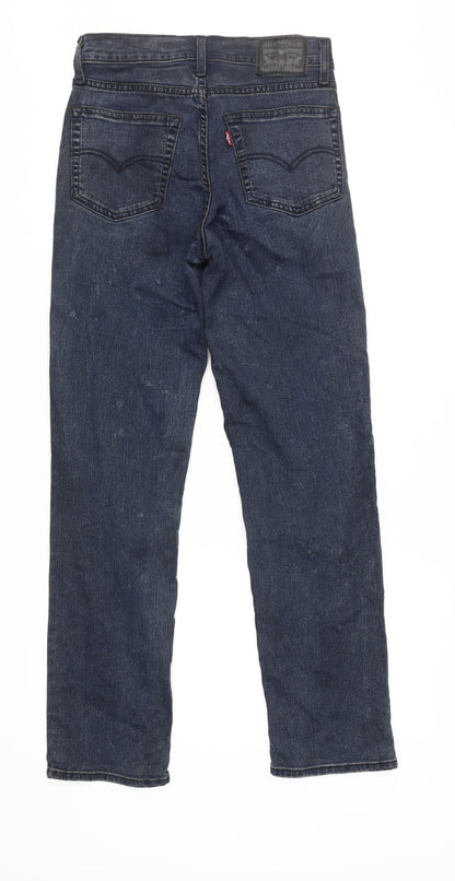 Levi's Women's Blue Straight Jeans High Rise Sz 8