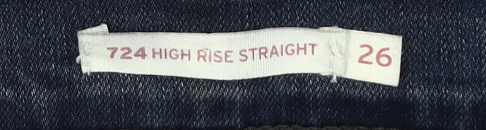 Levi's Women's Blue Straight Jeans High Rise Sz 8