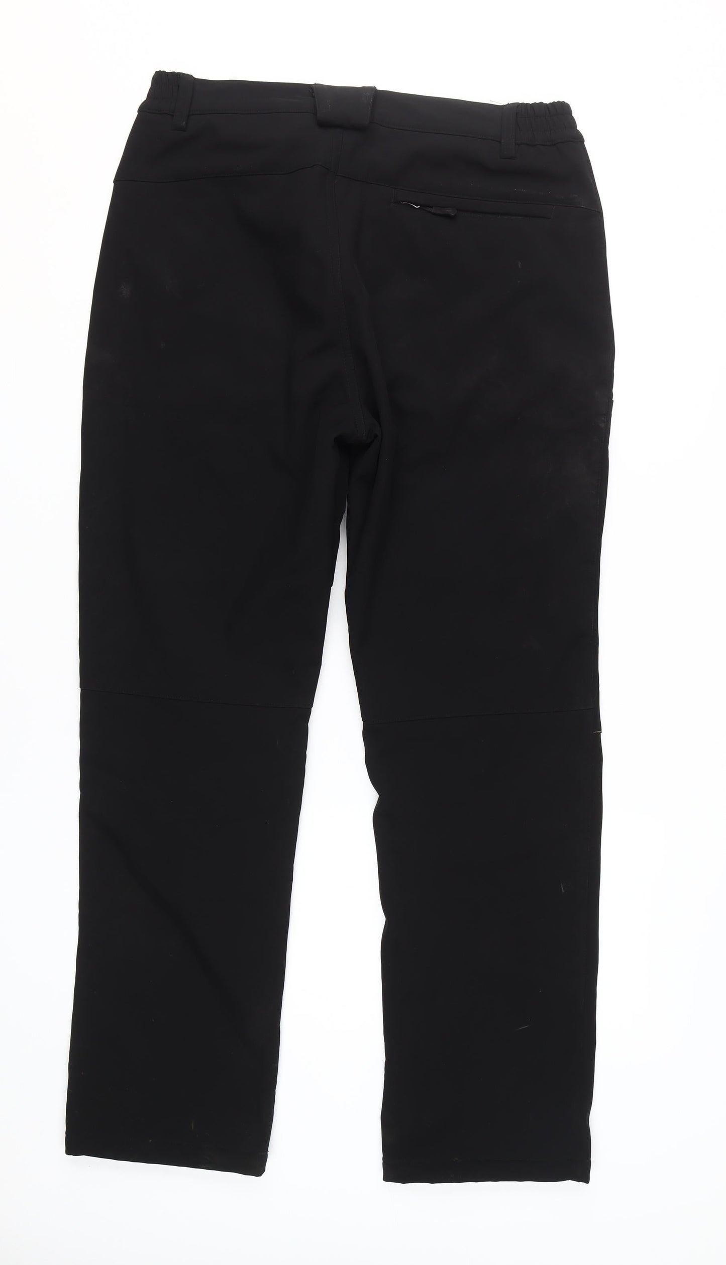 Outdoor Men's Black Trousers, Size L, Breathable, Casual