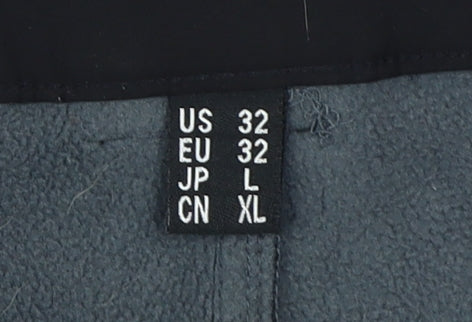 Outdoor Men's Black Trousers, Size L, Breathable, Casual