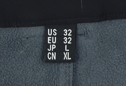 Outdoor Men's Black Trousers, Size L, Breathable, Casual