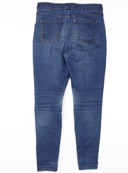 Womens UK Size 12 Marks and Spencer Regular Fit Skinny Blue Jeans