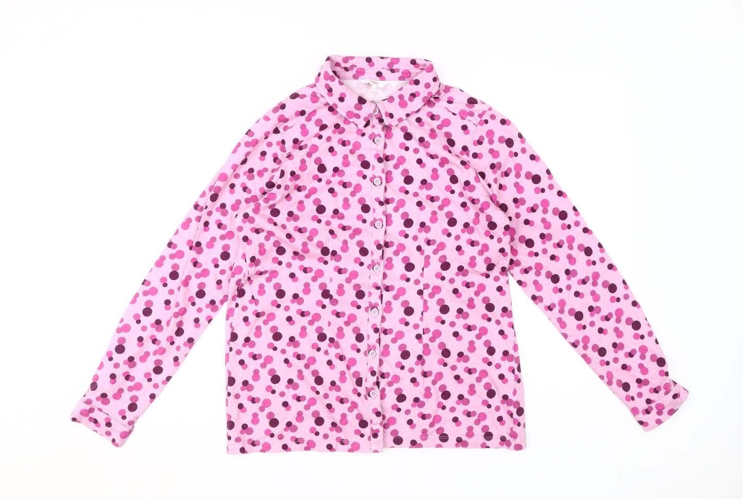 Womens UK Size 10 Cotton Traders Pink  Button-Up