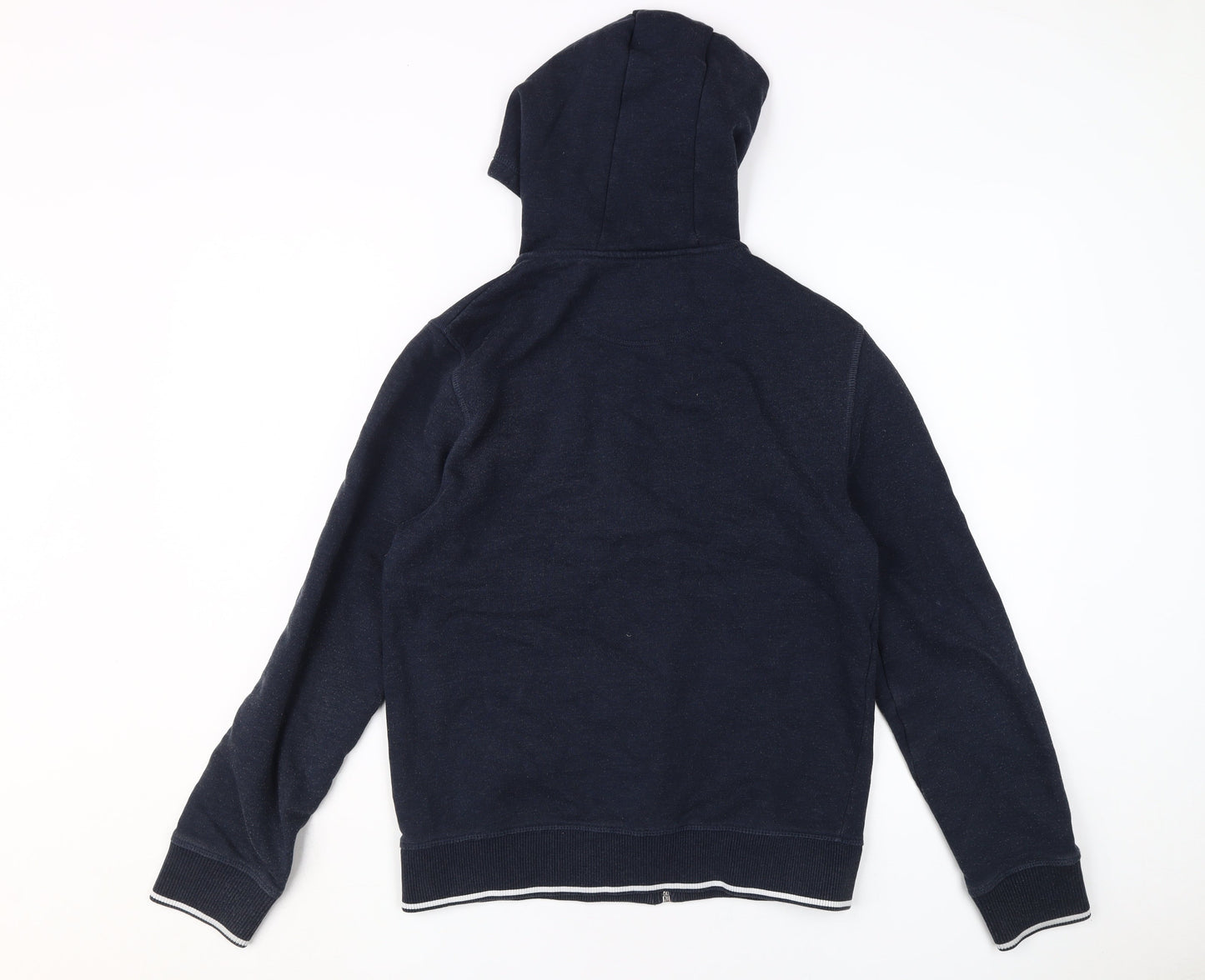 Mens UK Size S Penguin Blue Full Zip Hoodie