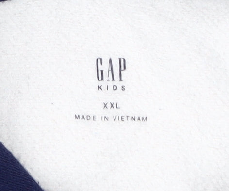 GAP Boys Multicoloured XL Pullover Hoodie - Casual Colourblock