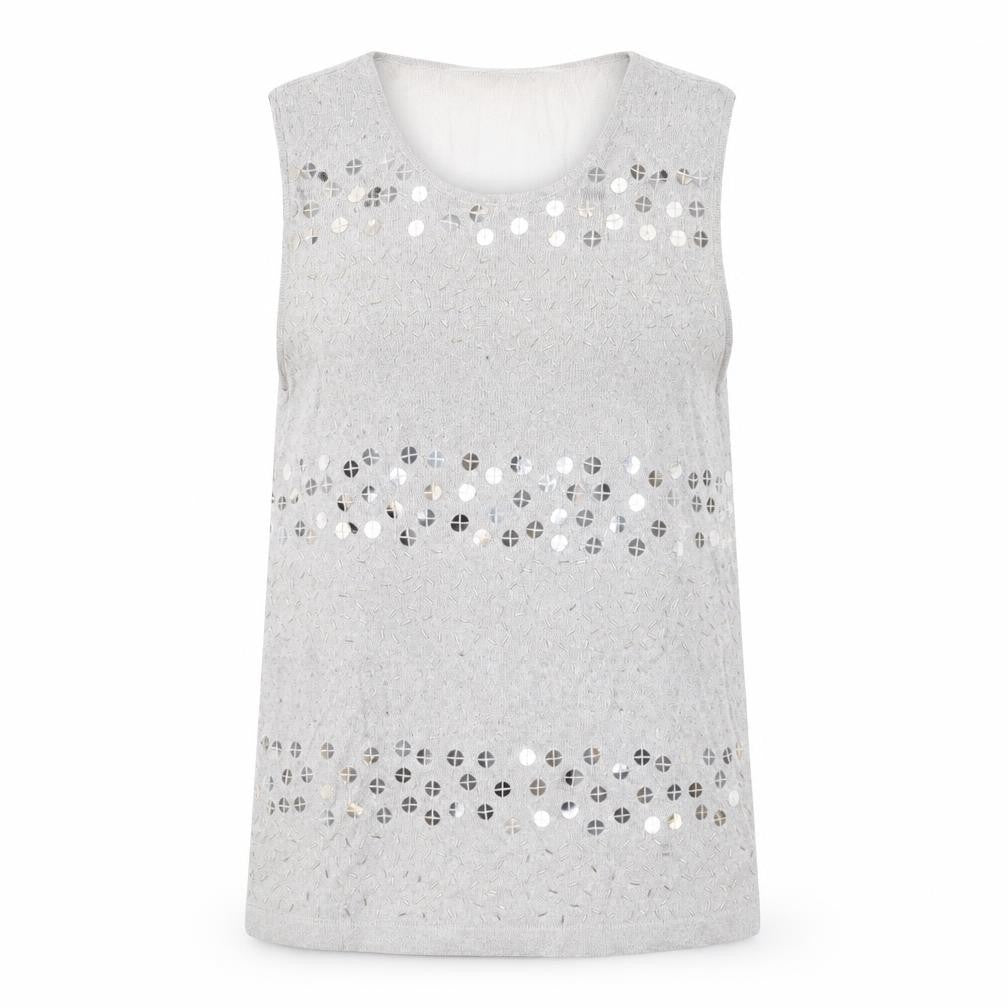 Womens UK Size 16 Gerry Weber Grey Basic Tank