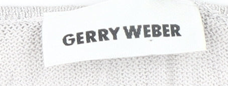 Womens UK Size 16 Gerry Weber Grey Basic Tank