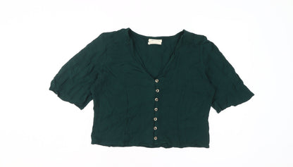 Urban Outfitters Women's Green Blouse, Size S