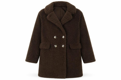 Womens UK Size M Brave Soul Brown Overcoat