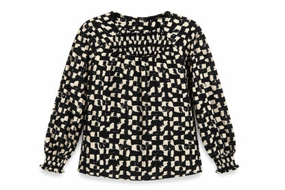Womens UK Size 14 NEXT Black Tunic Blouse