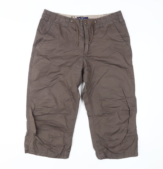 Ben Sherman Men's Brown Casual Trousers Size S