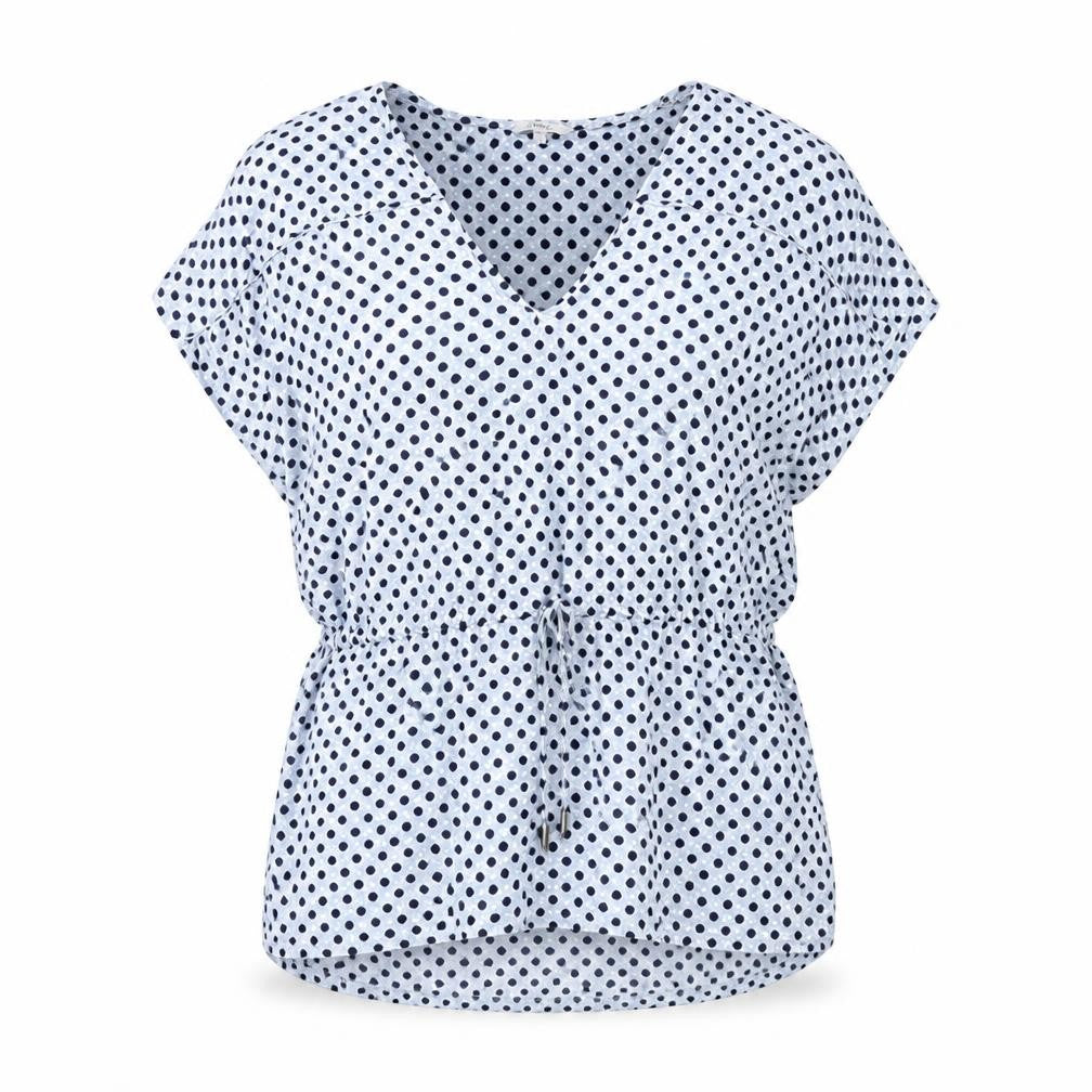 Womens UK Size 12 NEXT Blue Tunic Blouse
