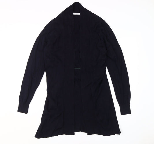 Isle Women's Black Medium Cardigan, Casual Knitwear
