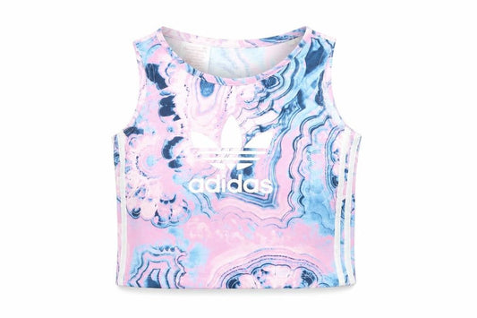 Front view of Adidas Teens Multicoloured S Tank Top