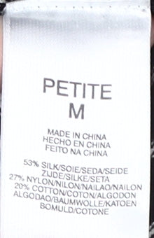 Liz Claiborne Women's Black Striped Knit Blouse M