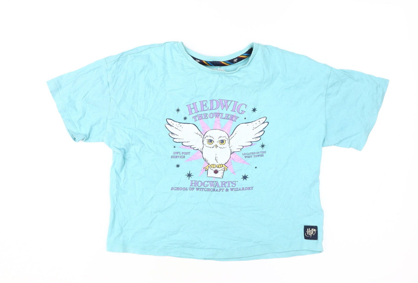 Teens UK Size XS Marks and Spencer Blue Cropped T-Shirt