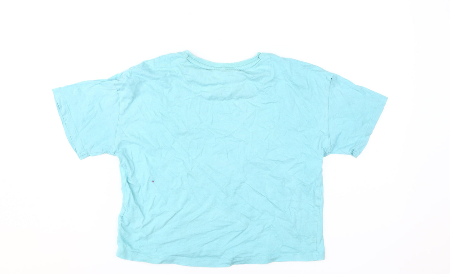 Teens UK Size XS Marks and Spencer Blue Cropped T-Shirt