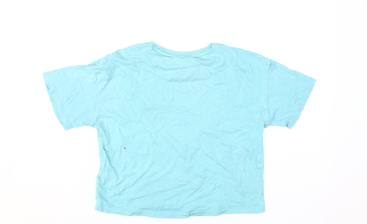 Teens UK Size XS Marks and Spencer Blue Cropped T-Shirt