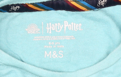 Teens UK Size XS Marks and Spencer Blue Cropped T-Shirt