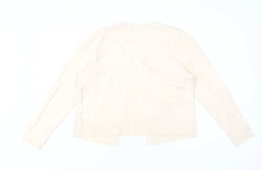 David Emanuel Women's Ivory Cardigan M