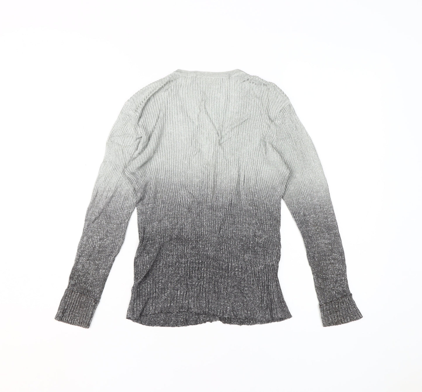 Womens UK Size 12 Miss Selfridge Grey Cardigan Jumper