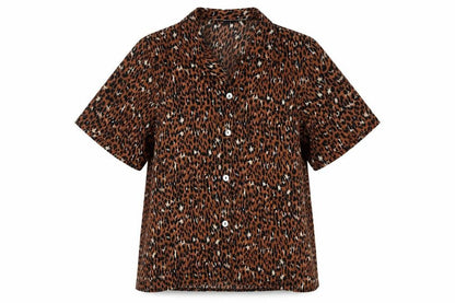 Womens UK Size 14 The Collection Brown  Button-Up