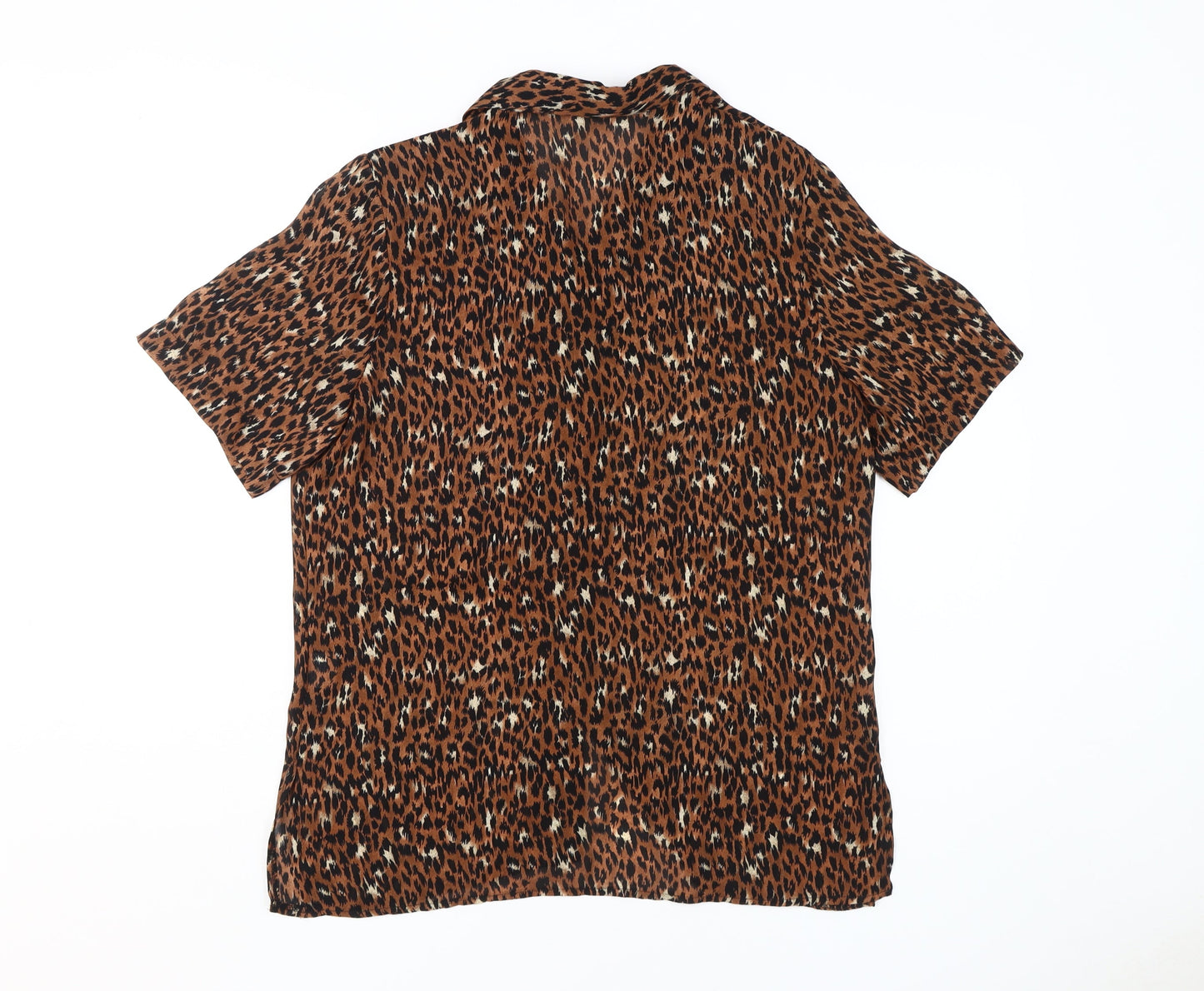Womens UK Size 14 The Collection Brown  Button-Up