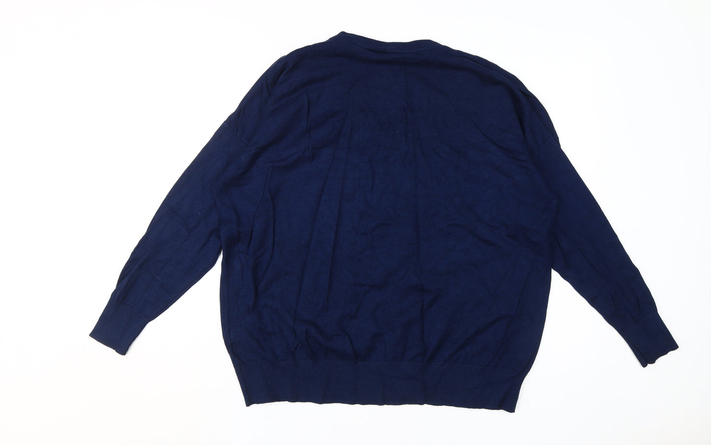 Womens UK Size 20/22 Capsule Blue Pullover Jumper
