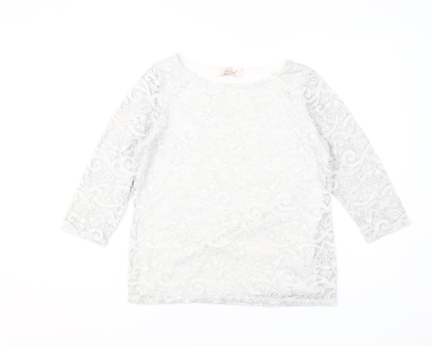 Womens UK Size 10 Marks and Spencer Ivory  Blouse