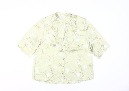 Womens UK Size 14 Eastex Green  Blouse