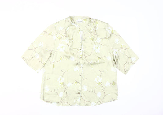 Womens UK Size 14 Eastex Green  Blouse