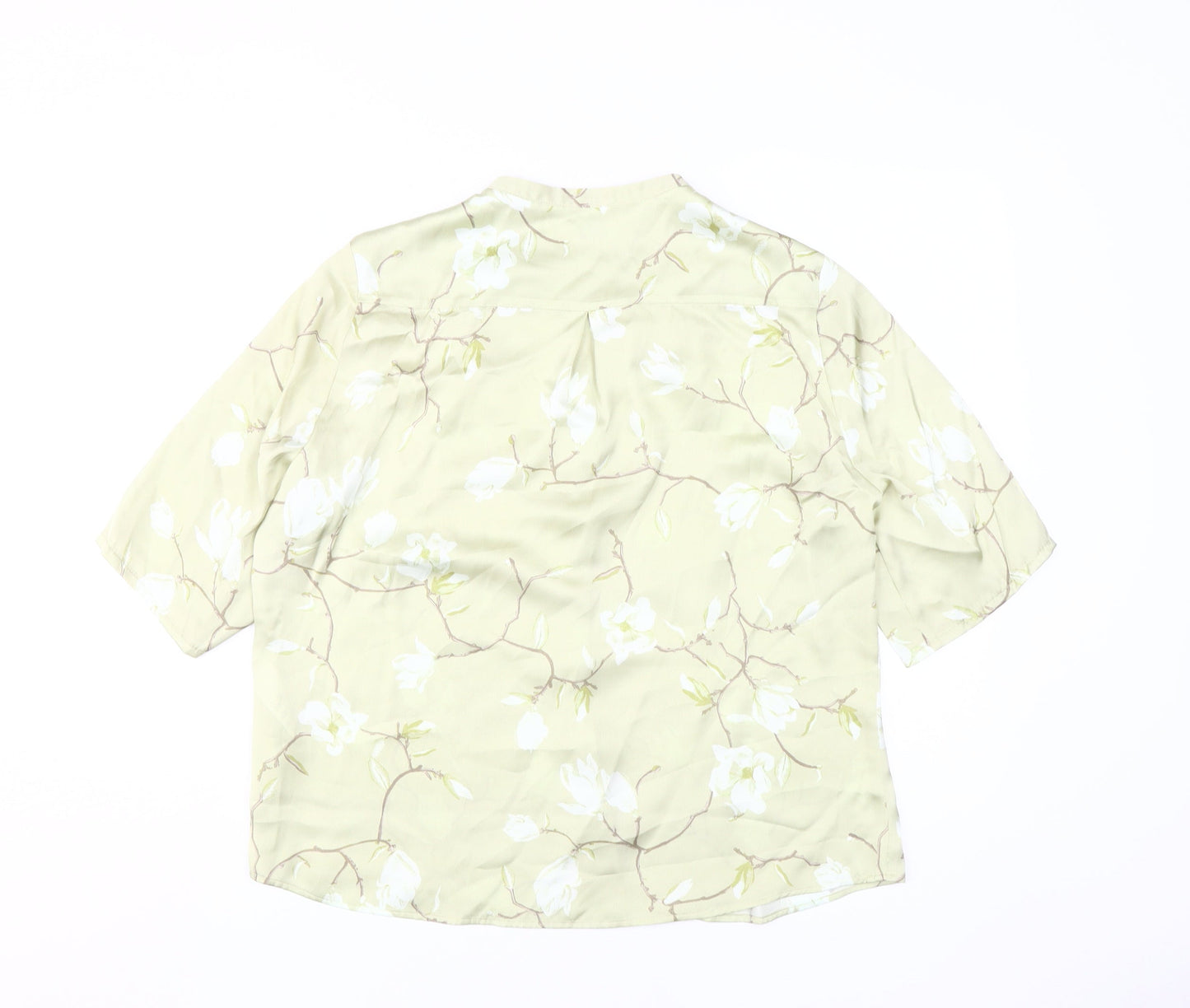 Womens UK Size 14 Eastex Green  Blouse