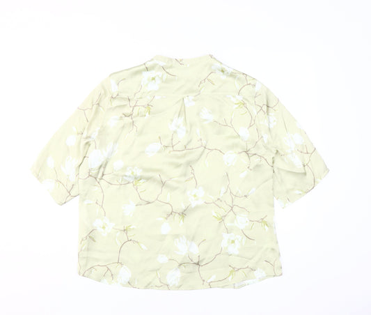 Womens UK Size 14 Eastex Green  Blouse
