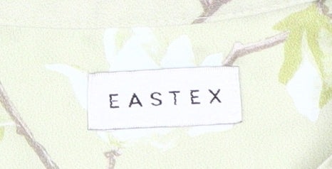 Womens UK Size 14 Eastex Green  Blouse