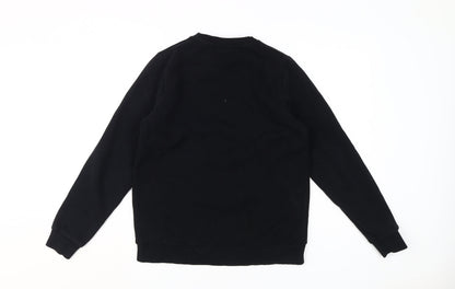 Unisex Adults UK Size XS MP Black Pullover Sweatshirt
