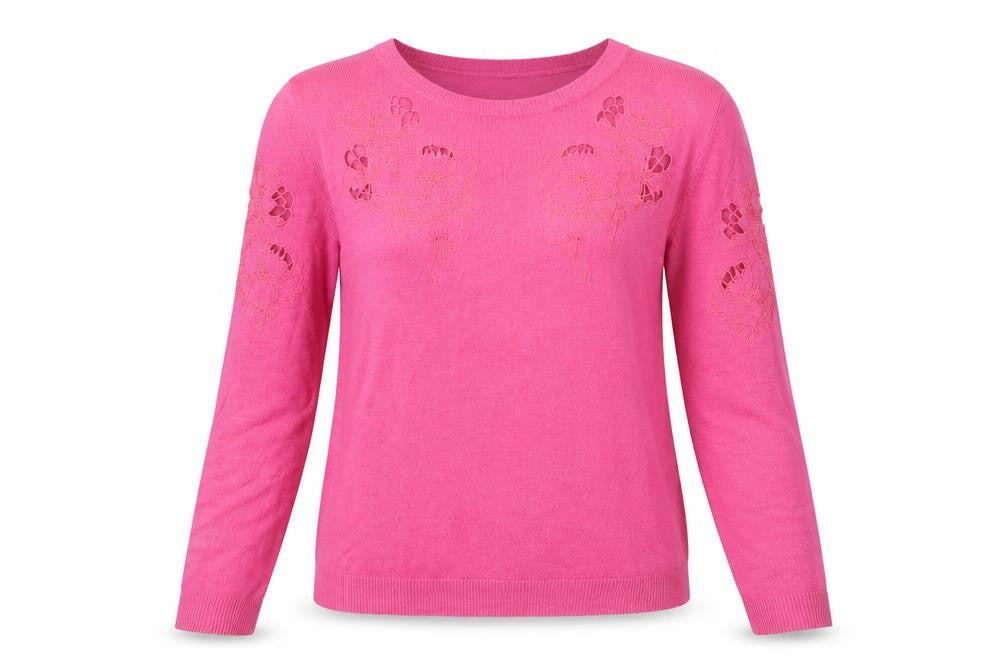 Womens UK Size 10 Warehouse Pink Pullover Jumper