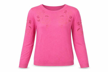 Womens UK Size 10 Warehouse Pink Pullover Jumper
