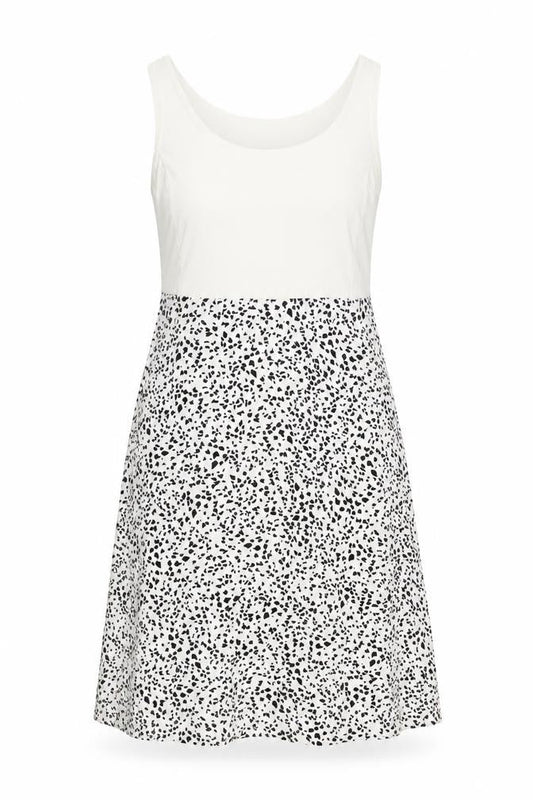 Seraphine Women’s White A-Line Dress, Size 10, Animal Print
