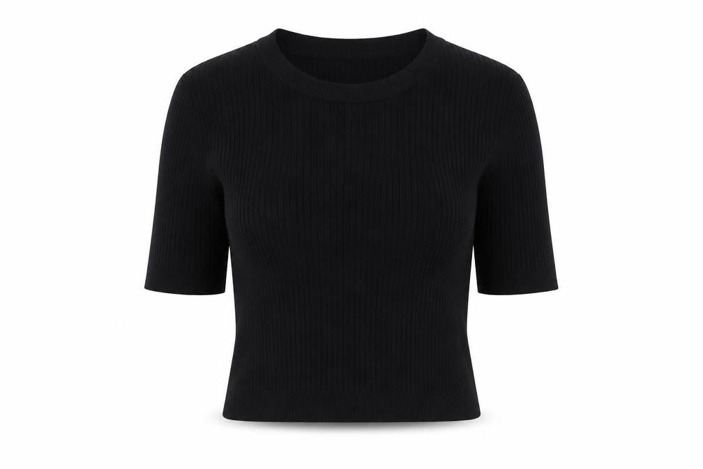 Womens UK Size 10 Seraphine Black Basic Knit