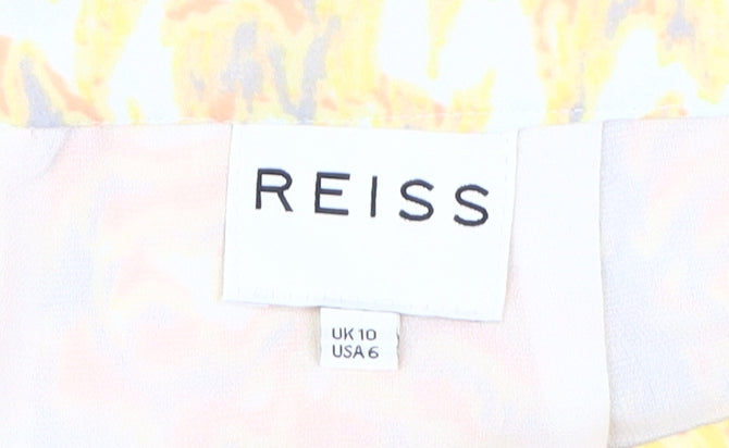 Womens UK Size 10 Reiss A-Line Chiffon Skirt