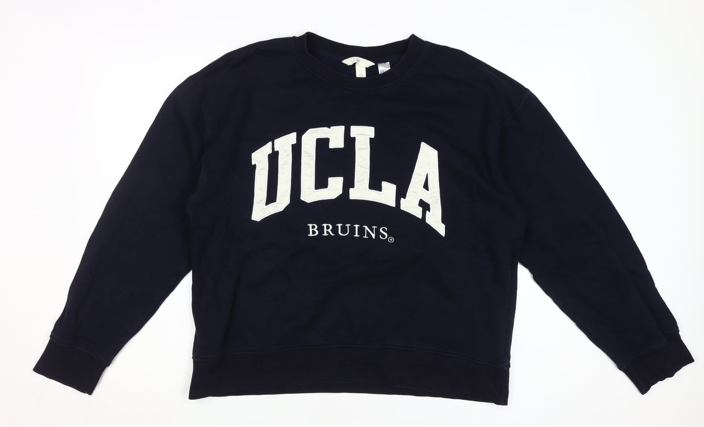H&M Unisex Adults Black UCLA Pullover Sweatshirt M